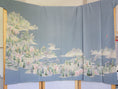 Load image into Gallery viewer, Sakura Collection Fabric: AP9-01 Teal Islands with Sakura