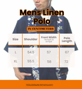 Load image into Gallery viewer, Premium On-hand: Blue Men's Linen Polo | LP7133 | L