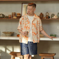 Load image into Gallery viewer, On-hand: Aloha shirt | AS7472 | Orangey Summer XL
