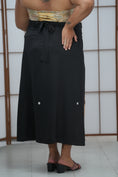 Load image into Gallery viewer, Premium On-hand: Black Wrap skirt | 3P | WS5314