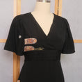 Load image into Gallery viewer, On-hand: Black Empire Cut Dress | ECD3080 - 4A (clearance item!)