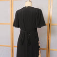 Load image into Gallery viewer, On-hand: Black Empire Cut Dress | ECD3080 - 4A (clearance item!)