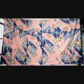 Load image into Gallery viewer, J21-10 Premium Fabric: Blue and orange combination (Rare furisode)