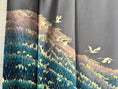 Load image into Gallery viewer, Sakura Collection Fabric: AP7-01 Gray with birds flying