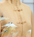 Load image into Gallery viewer, Premium On-hand: Golden Orange Cream Chinese Knot Jacket | CKJ7353M | LB (Women)