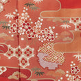 Load image into Gallery viewer, Ja24-4 Fabric: Red Floral Harmony