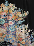 Load image into Gallery viewer, Sakura Collection Fabric: AP9-09 Colorful Chrysanthemums with Golden Outline
