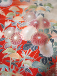 Load image into Gallery viewer, Sakura Collection Fabric: AP9-16-U Vibrant Red and Orange Chrysanthemums