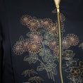 Load image into Gallery viewer, On-hand: Bomber Jacket : Navy Blue Garden (elegant color): BJ3639 - Size MA