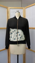 Load image into Gallery viewer, Ap24 On-hand: Black Bomber Jacket Peacock | BJ3536 | LA