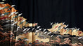 Load image into Gallery viewer, Sakura Collection: AP27-12 | Black Flying Cranes