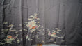 Load image into Gallery viewer, NALB - No Art Left Behind Fabric: Gray florals MA08-06