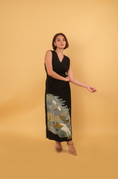 Load image into Gallery viewer, Kimono Sleeveless Wrap Dress