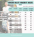 Load image into Gallery viewer, High Slit Skirt