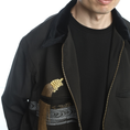Load image into Gallery viewer, On-hand: Zip Up Jacket - ZSJ6449 XL Black