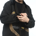 Load image into Gallery viewer, On-hand: Zip Up Jacket - ZSJ6449 XL Black