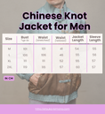 Load image into Gallery viewer, Premium On-hand: Black Chinese Knot Jacket | CKJ7370M | XL (Men)