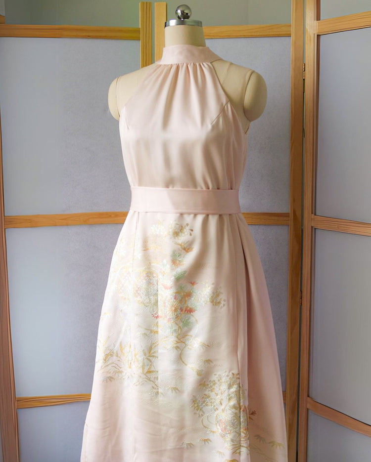 How to Take Measurements for Custom Upcycled Halter Dress Etsuka