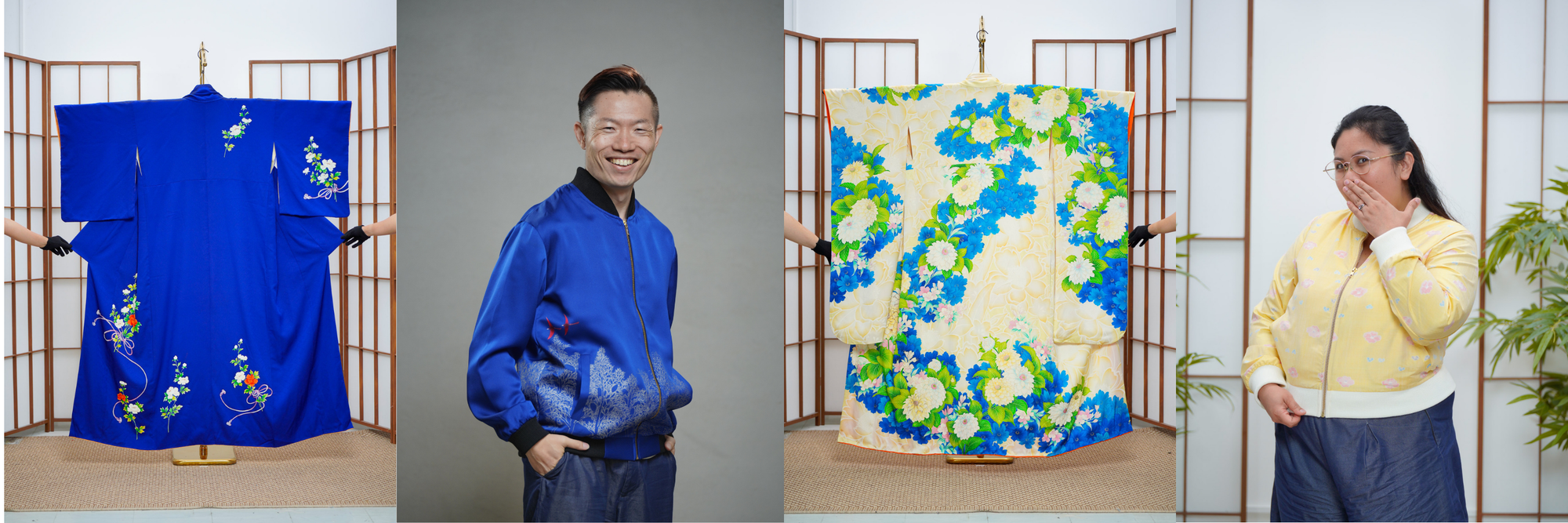 IT’S A DRAW: yellow & blue fabric for you!