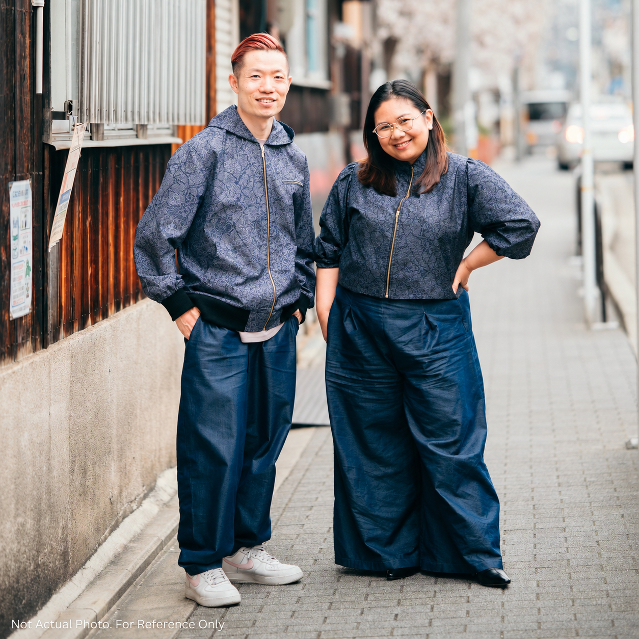 Premium Oshima Fabric: OSHIMA_0818_01 | Shadowed Blue
