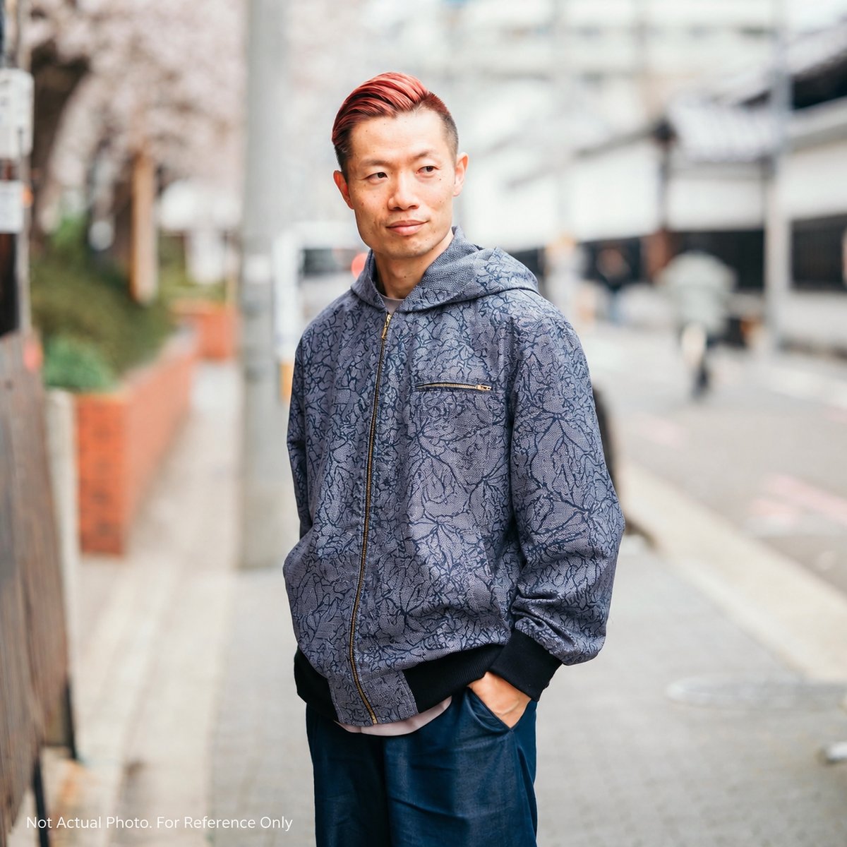 Premium Oshima Fabric: OSHIMA_0818_01 | Shadowed Blue