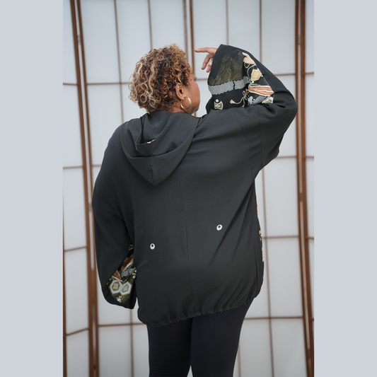 Rare item On-hand: Black Biwako Hoodie | XL | BH4629