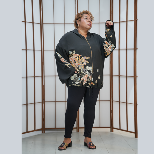 Rare item On-hand: Black Biwako Hoodie | XL | BH4629