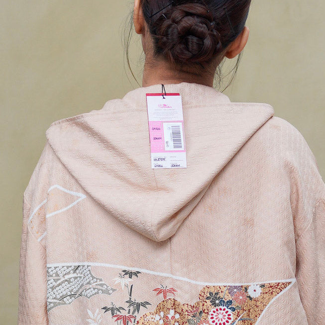 Premium On-hand item: Cream Kodomo Hoodie (Small) | HK8083 -O