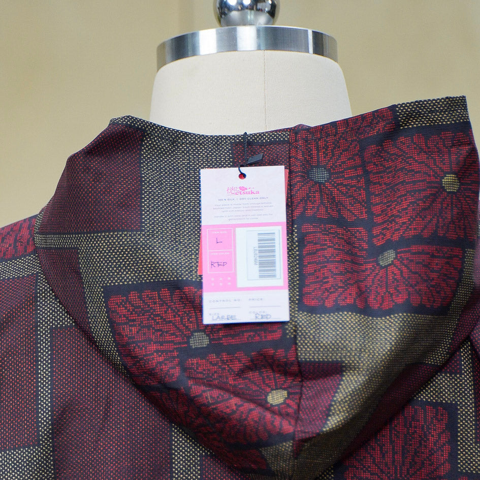 Premium On-hand: Red Loose Fit Oshima Men's Bomber Jacket | LBJ8249M | L