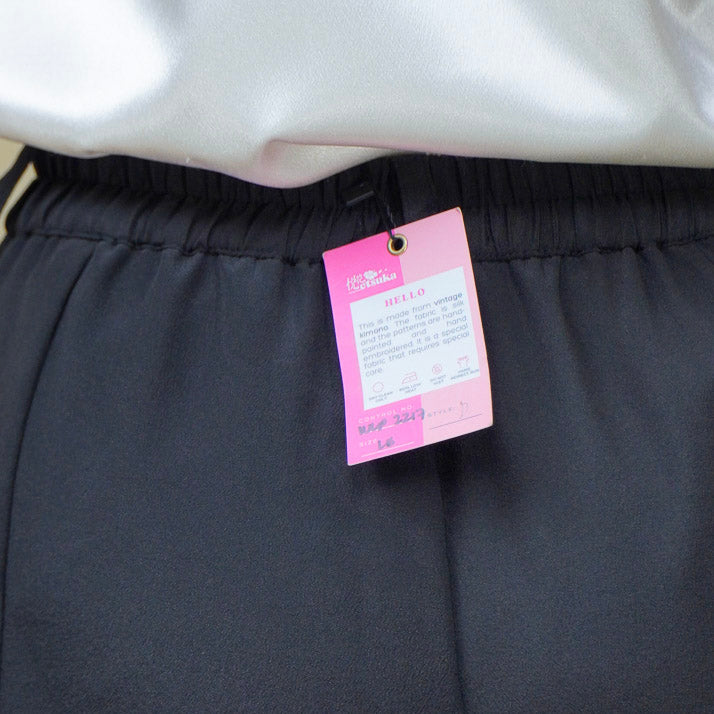 (RH) On-hand: Black Wide Leg Pants | WLP2217 | LB