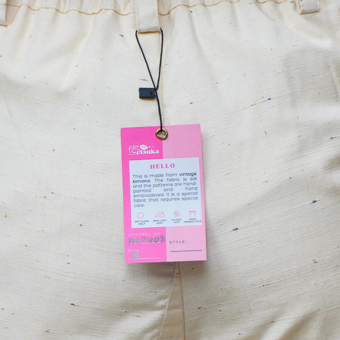 (RH) On-hand: Cream Wide Leg Pants | WLP1208 | SA