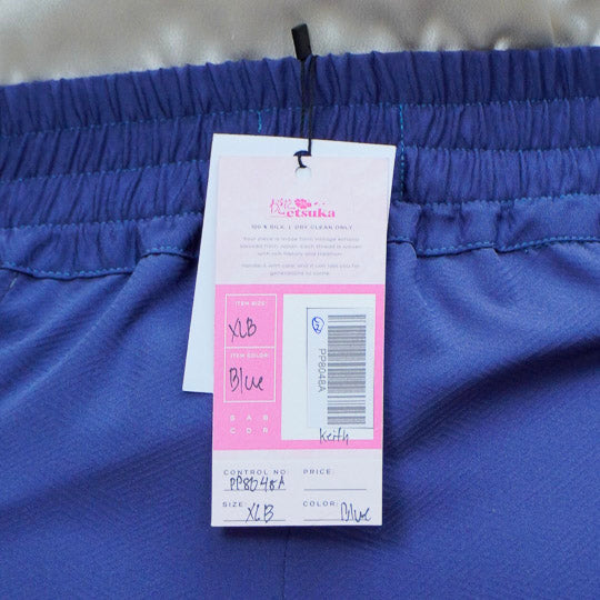 On-hand: Colored Palazzo Pants |  PP8048A XLB BLUE