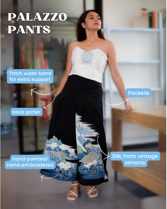 Palazzo Pants (Pre-order): Super flow design!