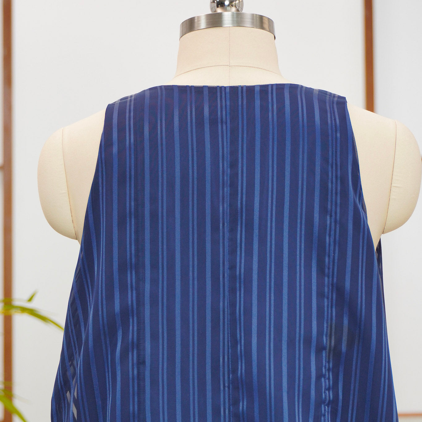 Coming Soon - On-hand item: Blue See-through Round neck Dress