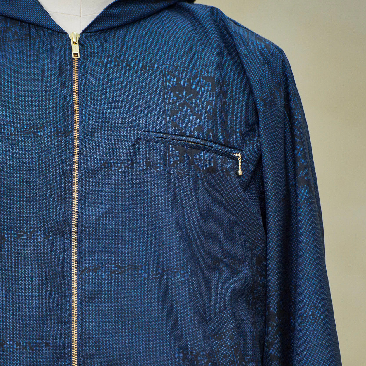 Premium On-hand: Blue Loose Fit Oshima Men's Bomber Jacket | LBJ8248| L
