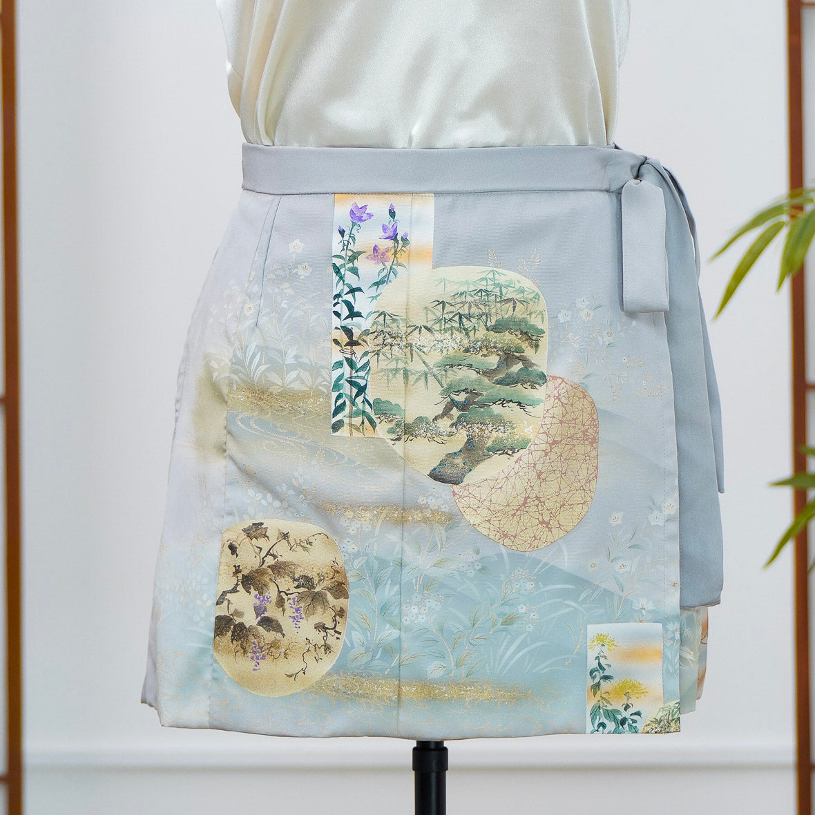 Premium On-hand: Gray Summer Wrap Skirt | SWS7835 | 2P