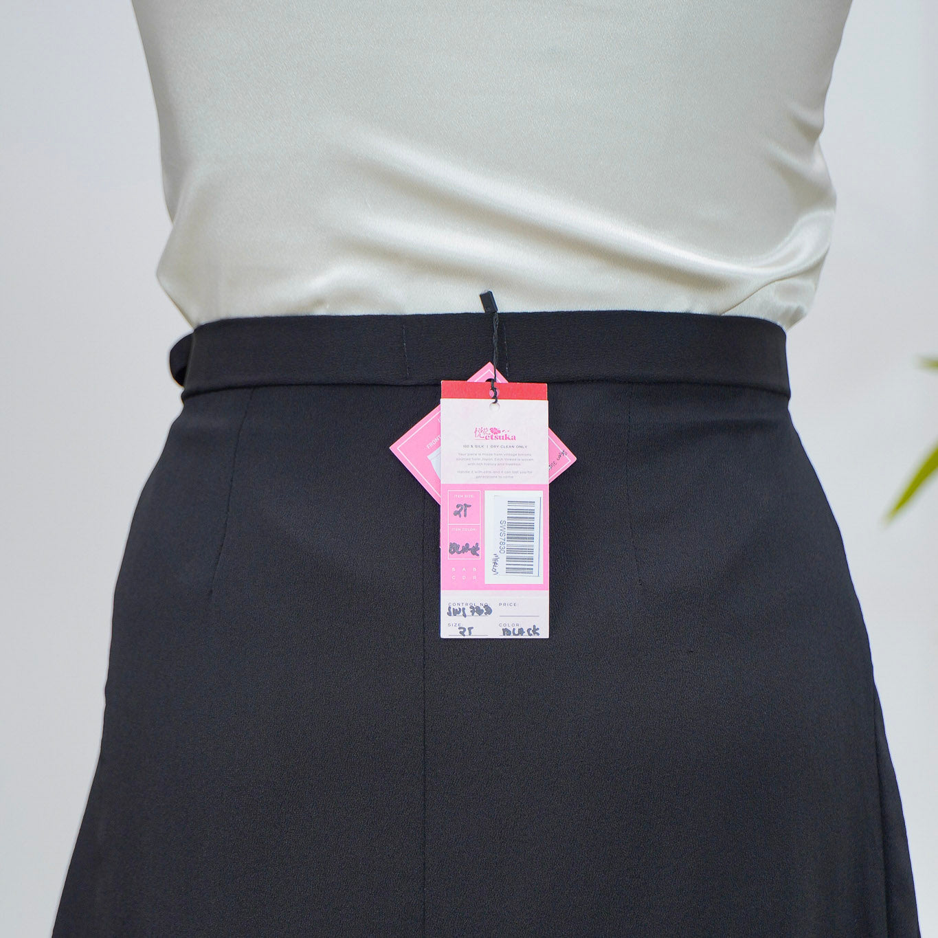 Premium On-hand: Black Summer Wrap Skirt | SWS7830 | 2T
