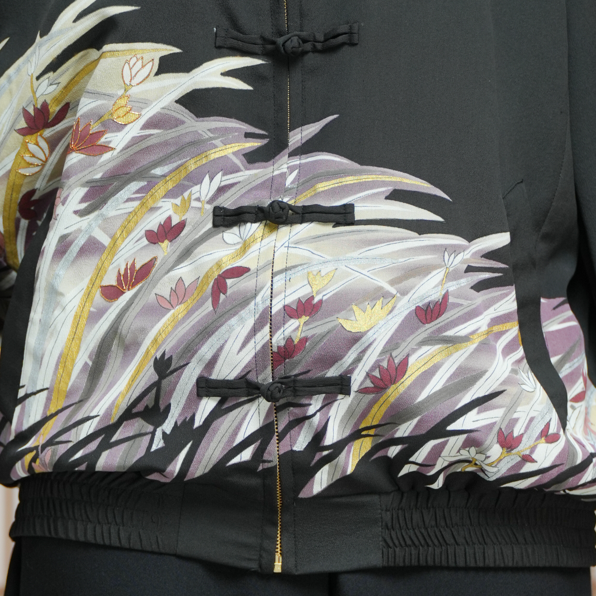 Premium On-hand: Black Chinese Knot Jacket | CKJ7370M | XL (Men)