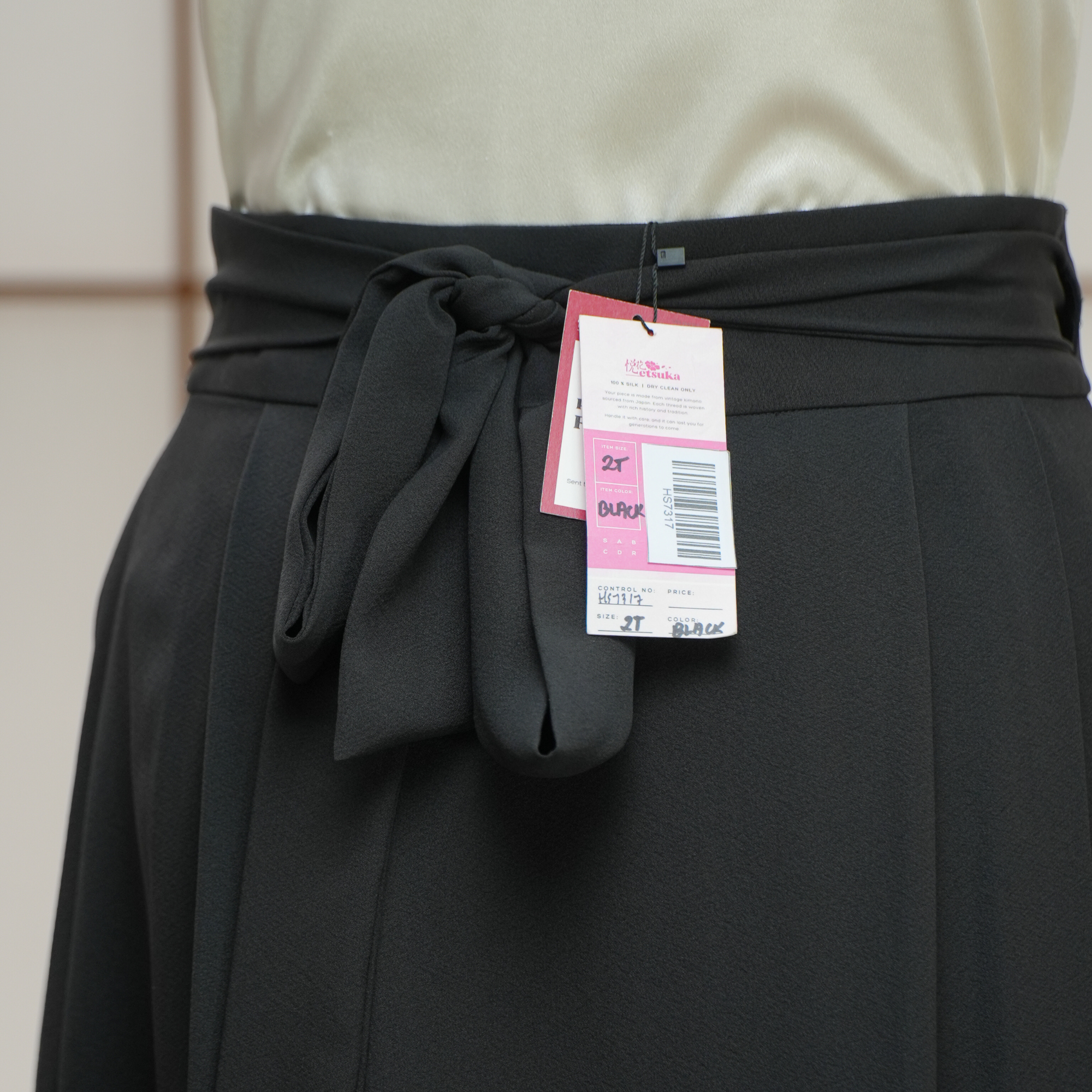 Premium On-hand: Black Hanbok Skirt | HS7317 | 2T