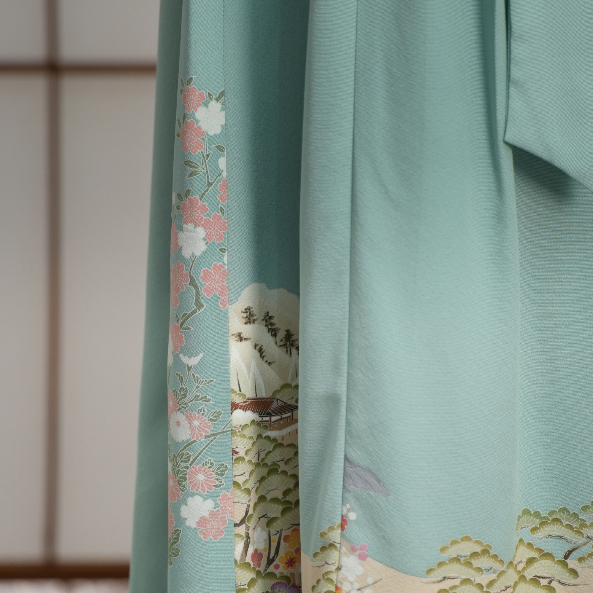 Premium On-hand: Hanbok skirt | Refreshing mint  HS7081M 1T