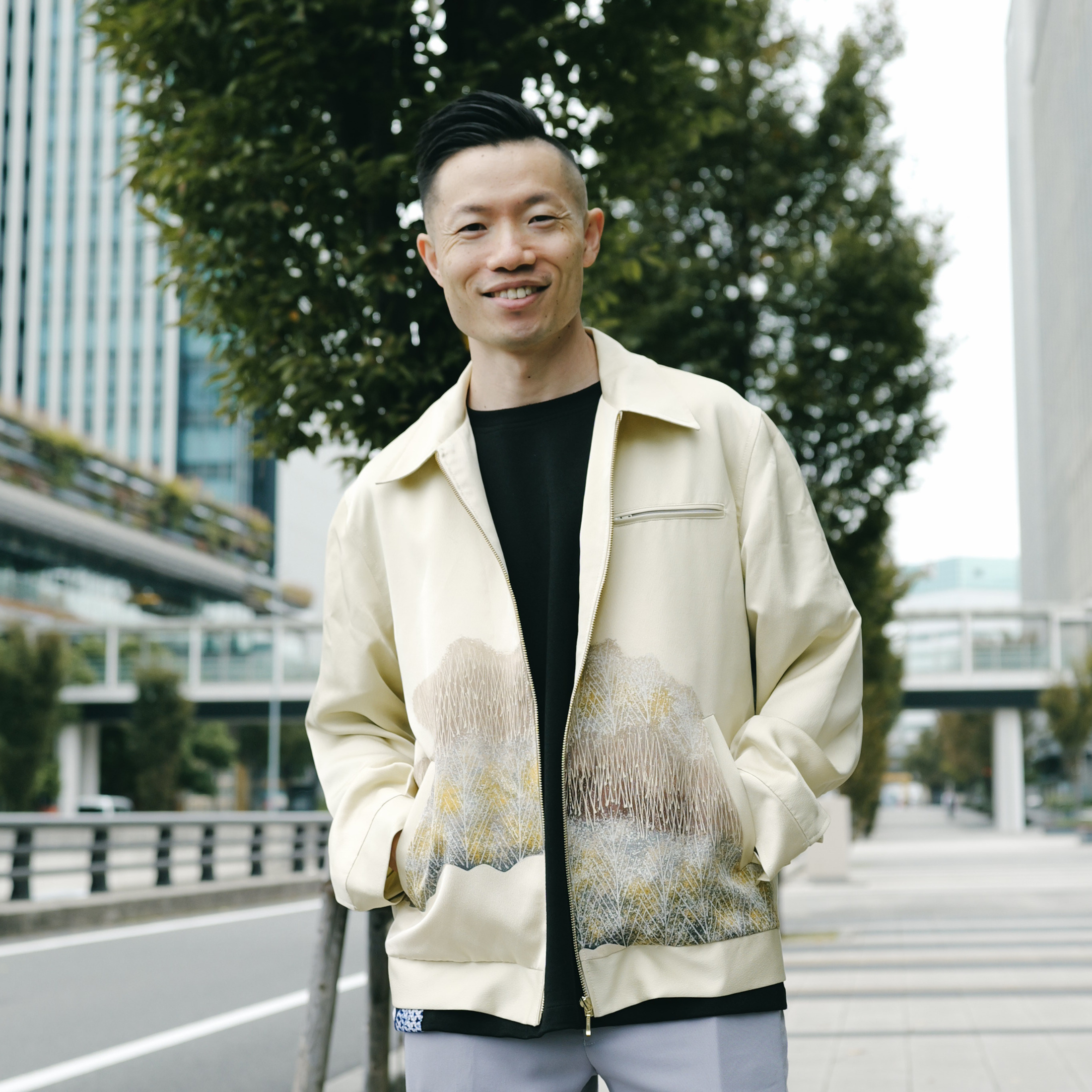 On-hand item: Zipped Up Short Jacket Cream | SHIP in 1-3 weeks