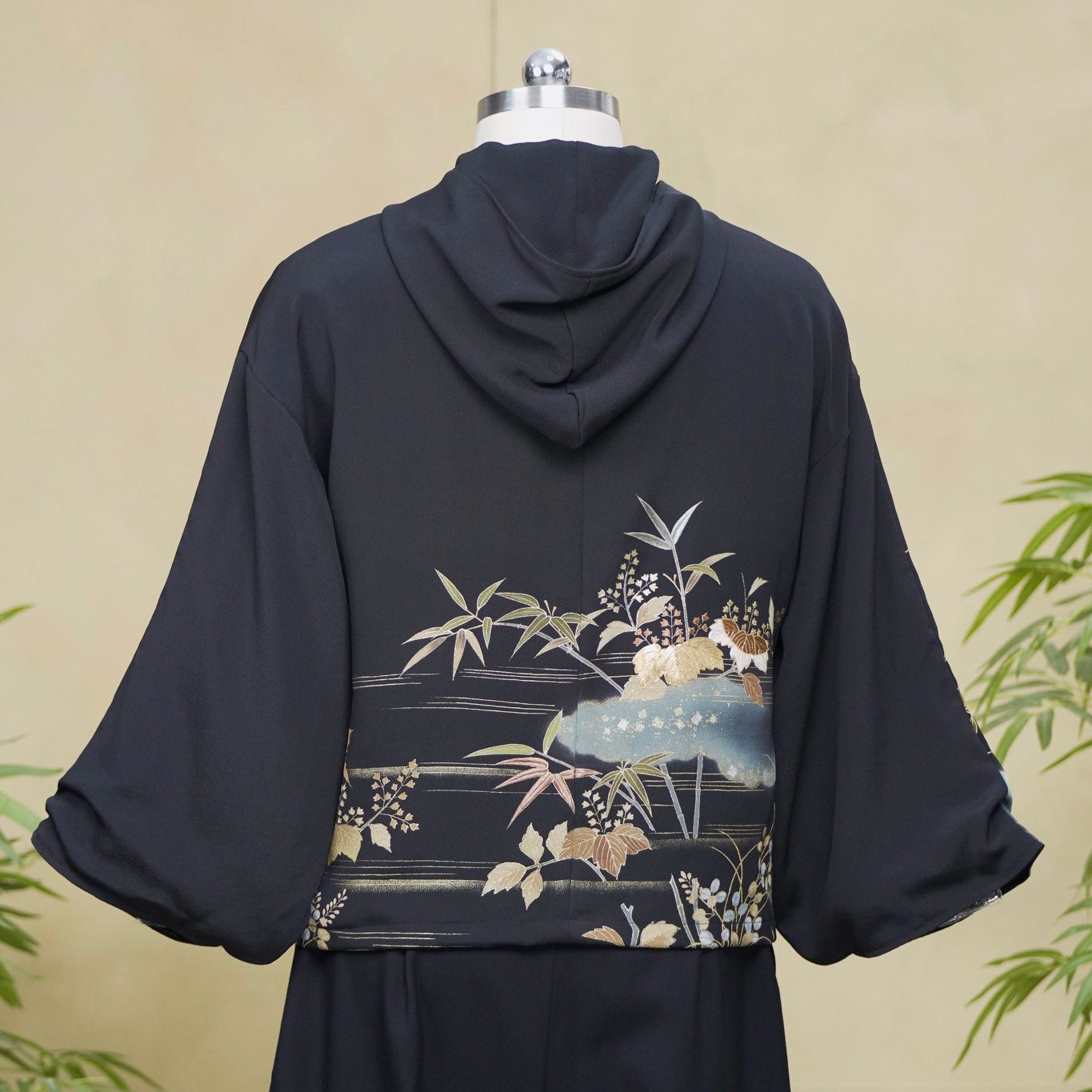 Premium On-hand: Black Hoodie With Zipper | HWZ8315Y