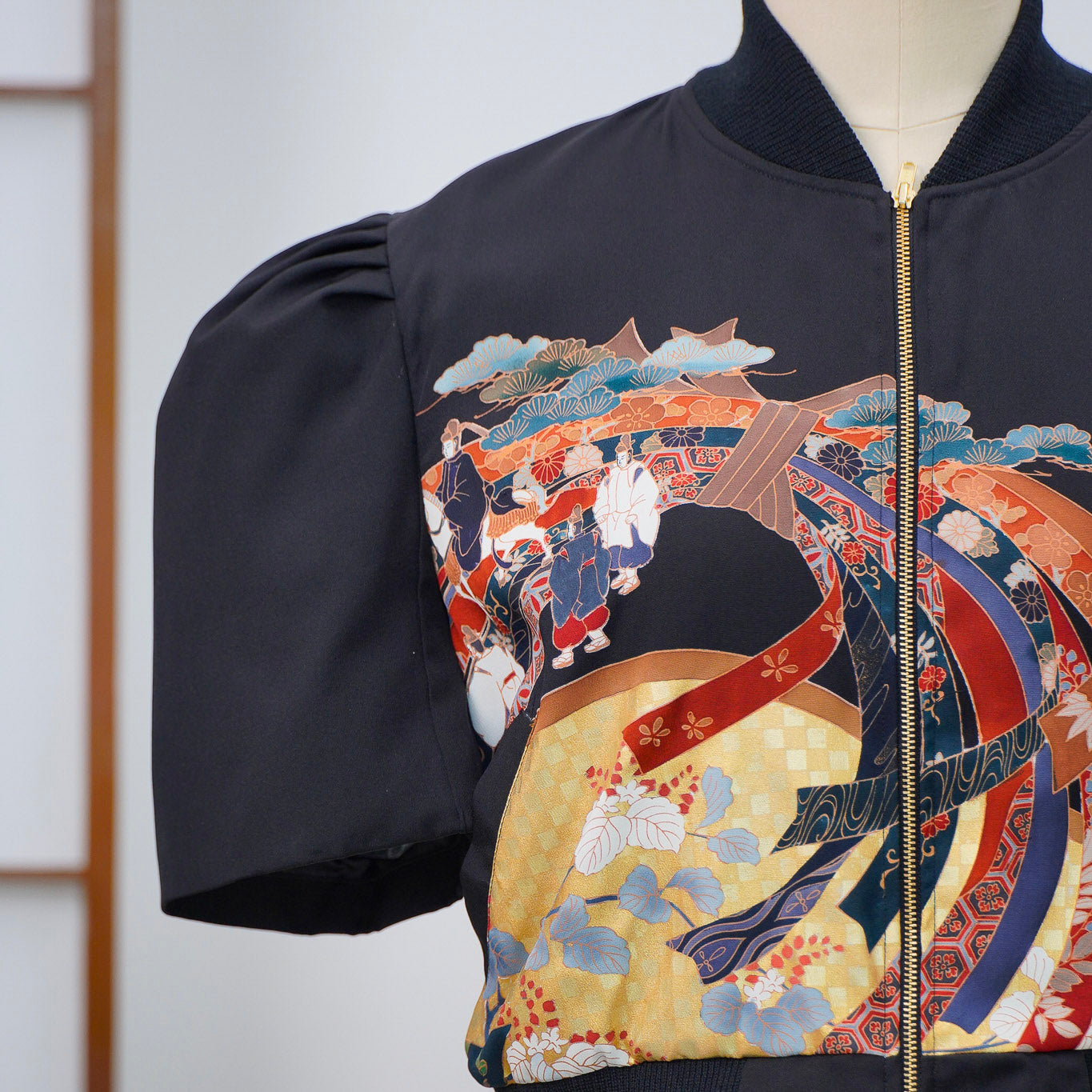 On-hand item: Filipiniana Bomber Jacket| Black | FBJ4772 | XL