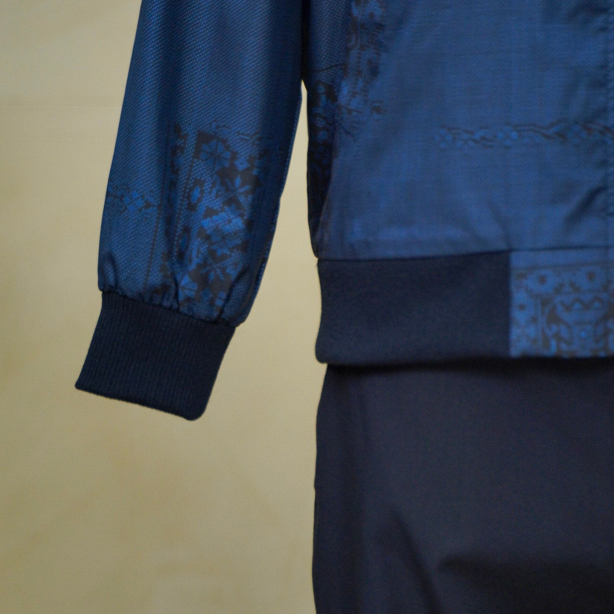 Premium On-hand: Blue Loose Fit Oshima Men's Bomber Jacket | LBJ8248| L