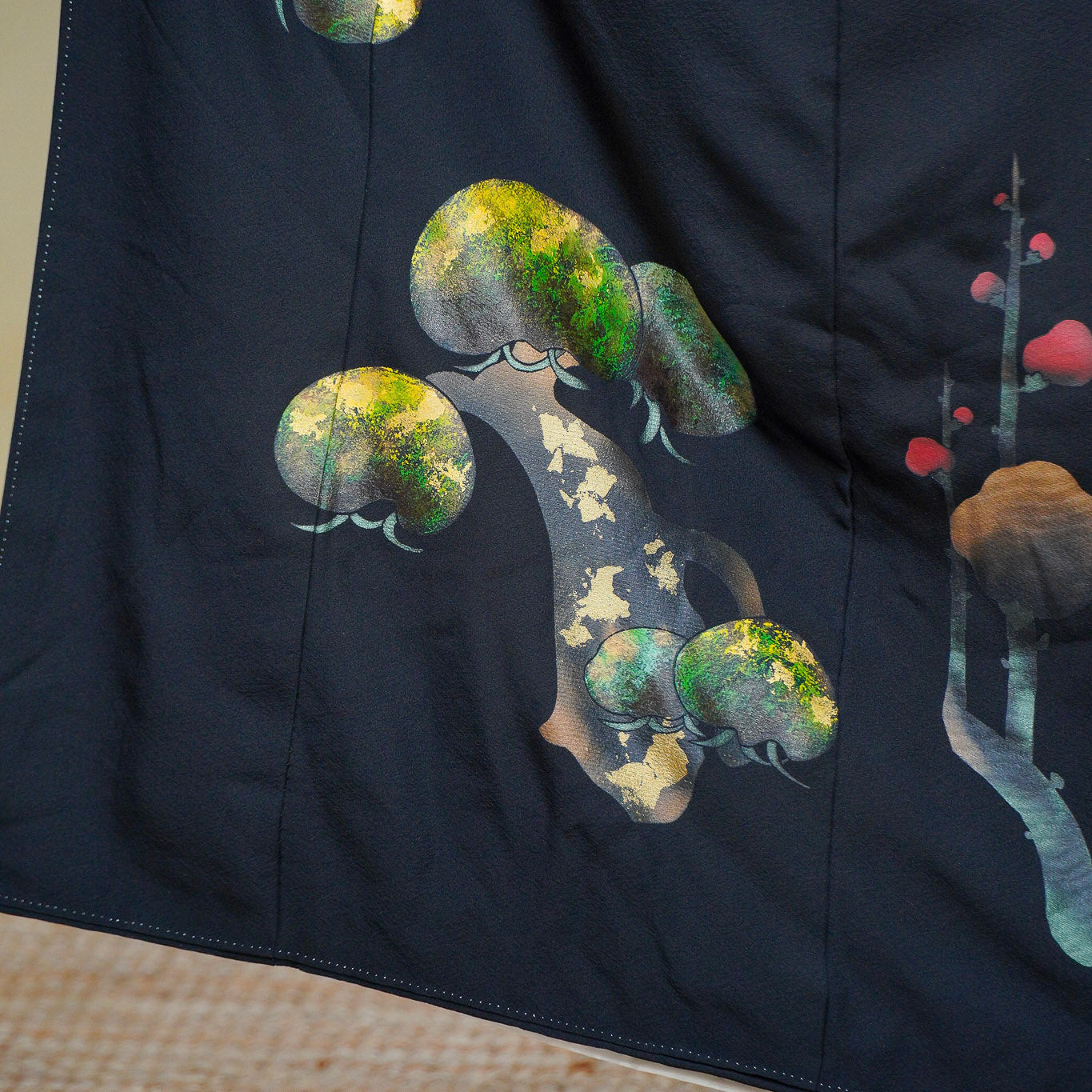 Chiku Fabric: 0721_04 | Evergreen Glow