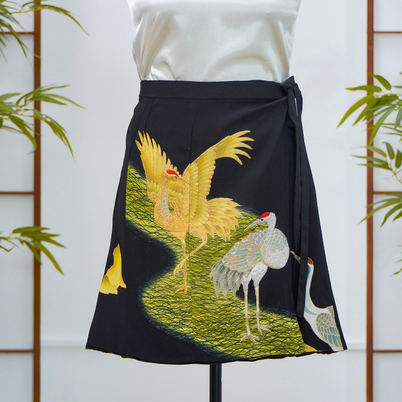 Premium On-hand: Black Summer Wrap Skirt | SWS7830 | 2T