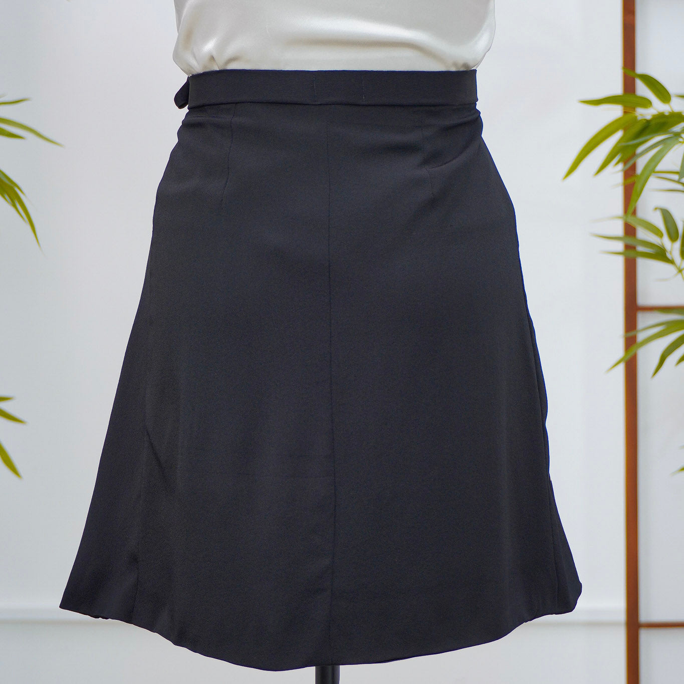 Premium On-hand: Black Summer Wrap Skirt | SWS7830 | 2T