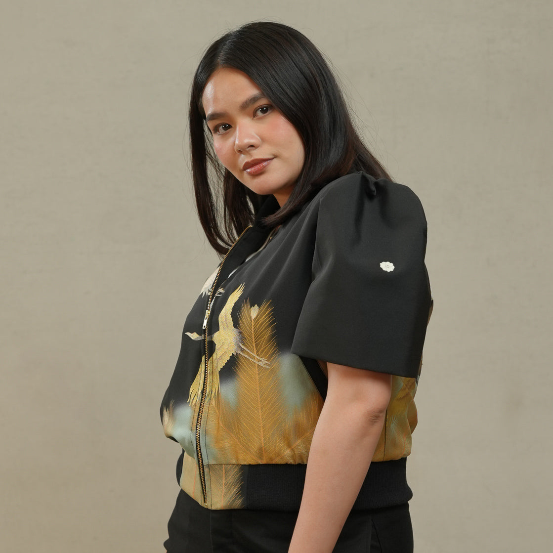 Coming Soon - On-hand item: Filipiniana-inspired Top | Black