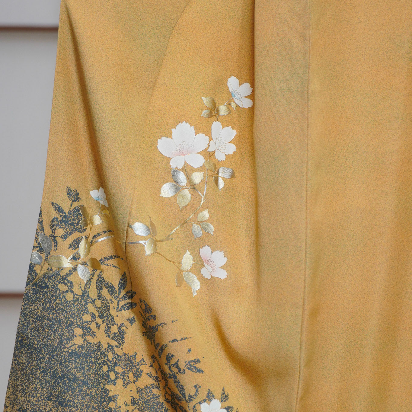 Chiku Fabric: 0630_20 | Mustard Bloom