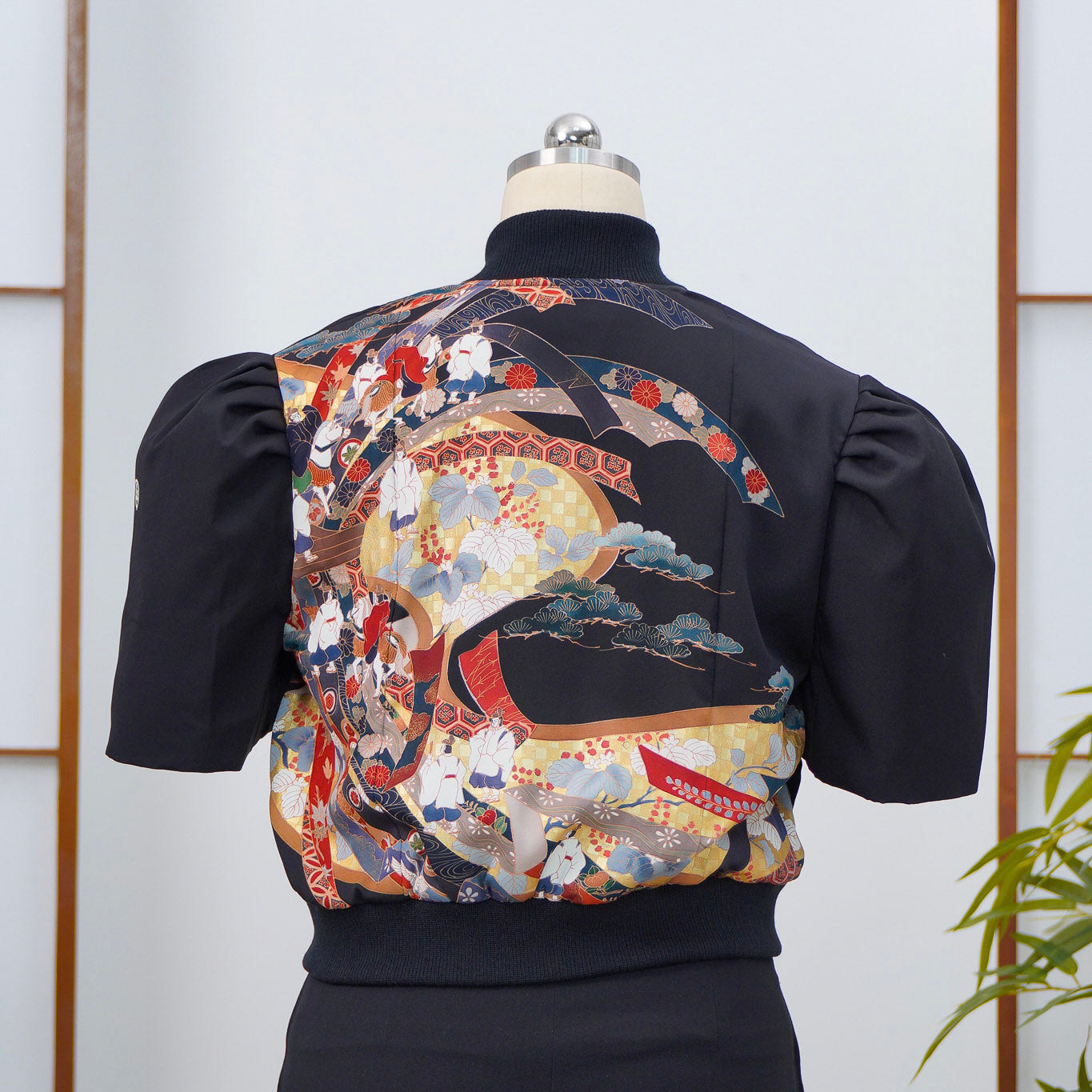 On-hand item: Filipiniana Bomber Jacket| Black | FBJ4772 | XL